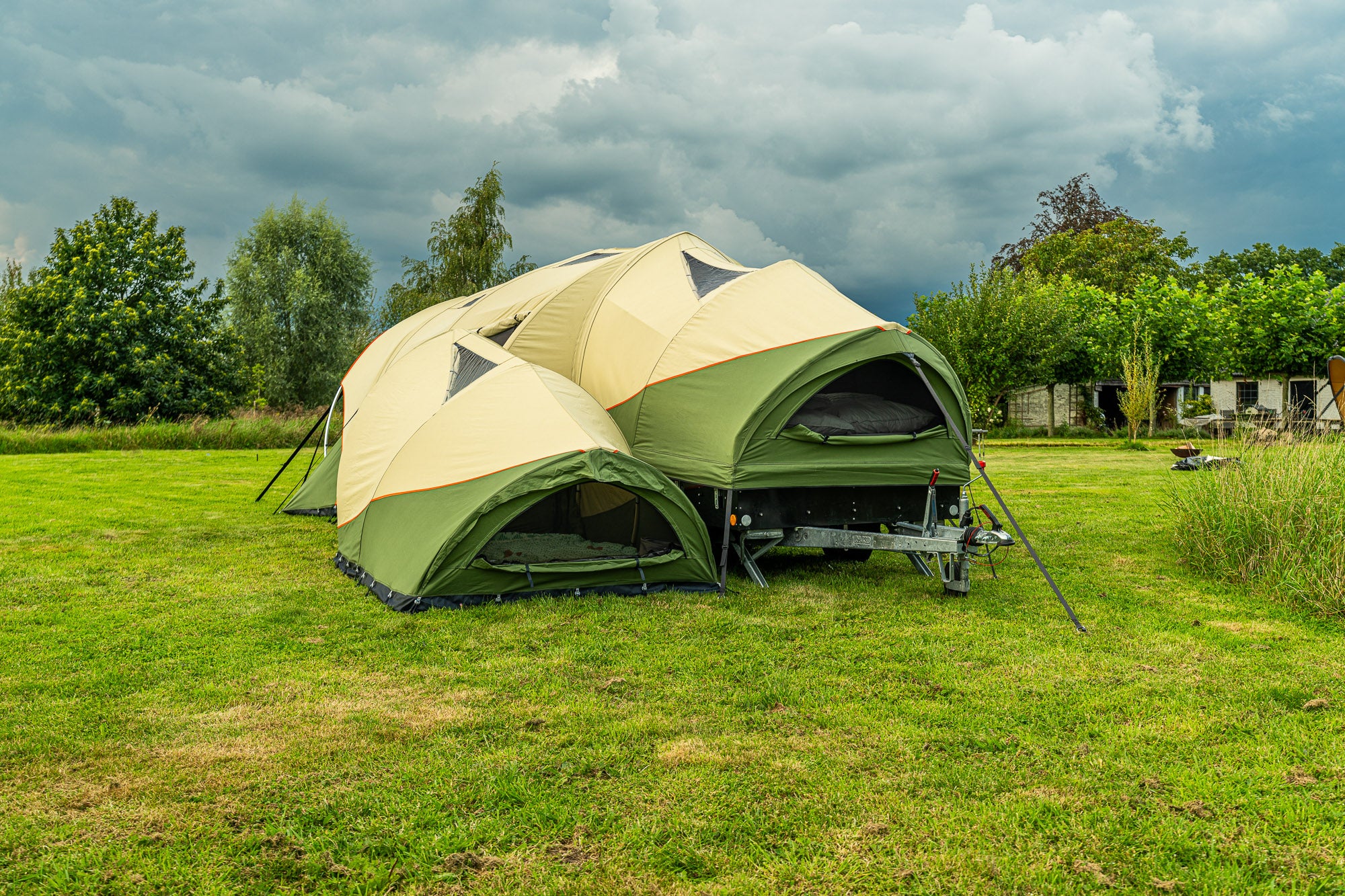 tent with open sides Alpenkreuzer Open Air side tent