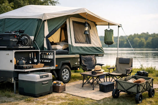 Vouwtrailer accessoires die echt verschil maken