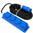 Quatro Unit CEE 4-fach-Schuko-Steckdosenleiste mit 20 Meter Kabel und CEE-Stecker – Haba
