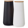 Salt and pepper mills with ceramic grinding mechanisms and oak lids - AdHoc