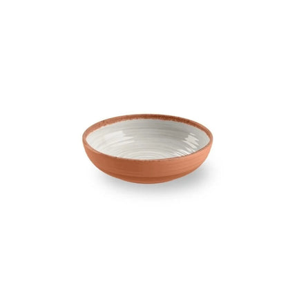 Rustic Swirl Bowl Melamine Groen - Blauw - Wit