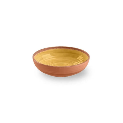 Rustic Swirl Bowl Melamine Groen - Blauw - Wit
