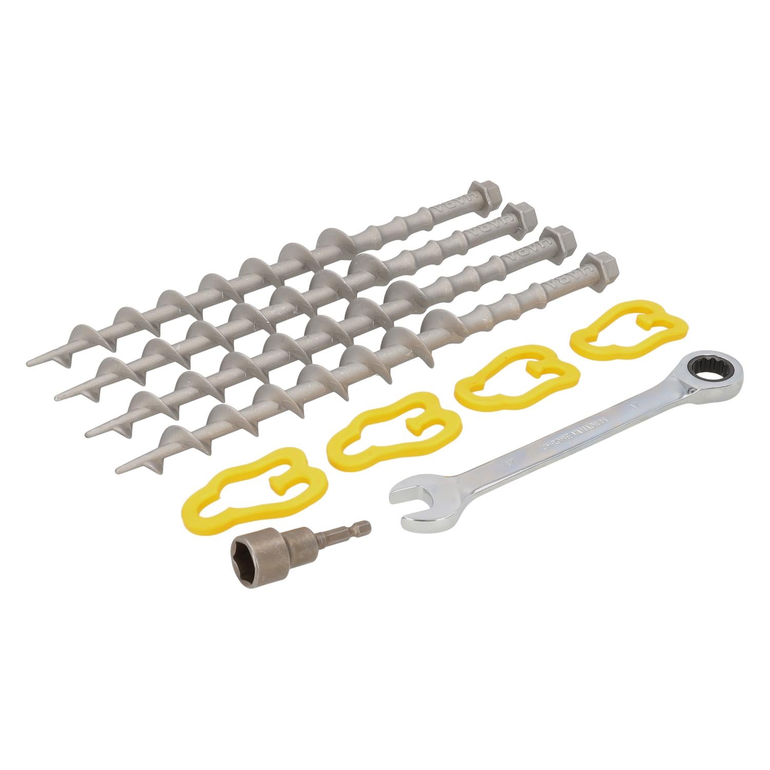 Alu-Camp screw pegs different lengths and composition