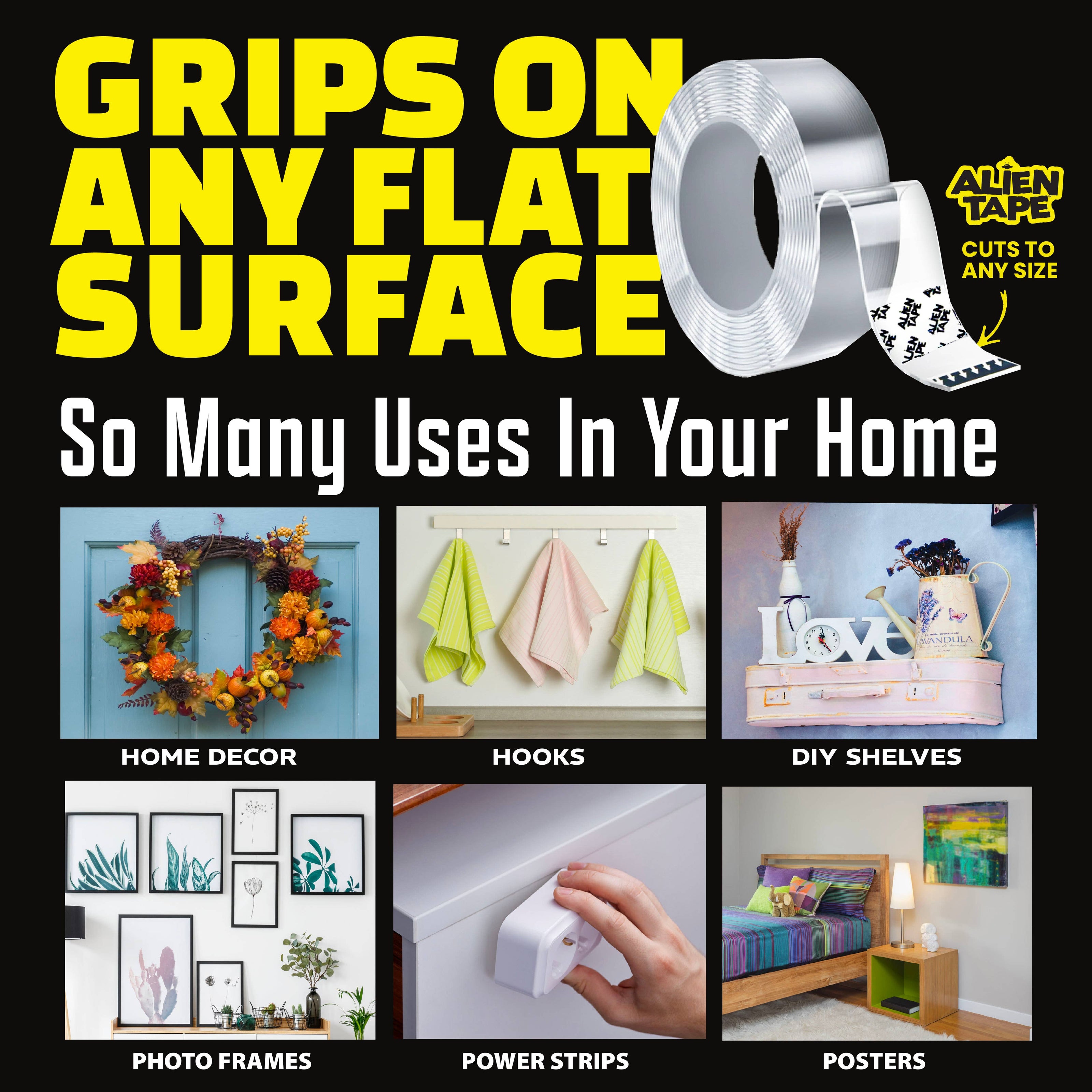 ALIEN TAPE Double-sided Tape Heavy Quality, Nano Tape