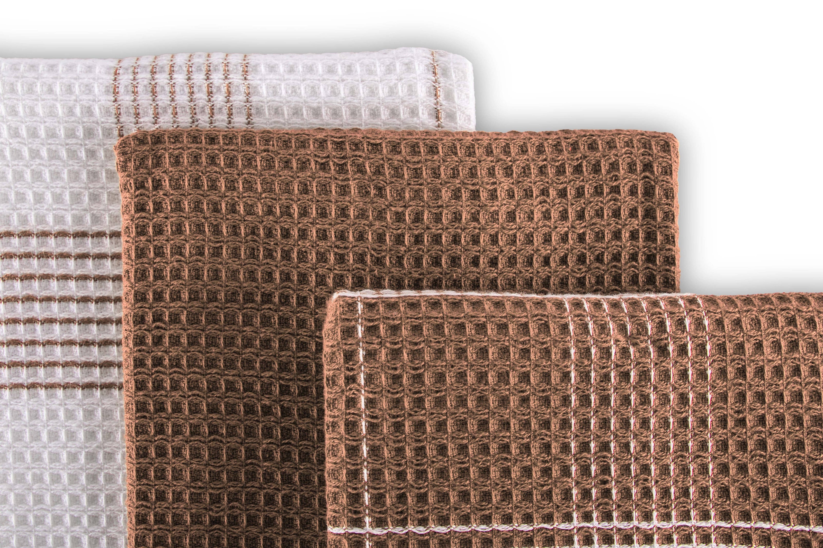 Kitchen towel ZicZac - Culinary dual function - with terry cloth on the inside - set of 3