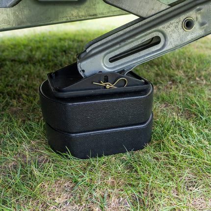 Carablock foam ophoogblokken - slim alternatief voor houten blokken