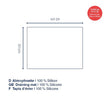 Dessous de plat en silicone Rena - 40cm x 30cm - Kela