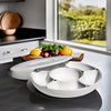 Apero platter 9-piece - with Lazy Susan base with lockable lid