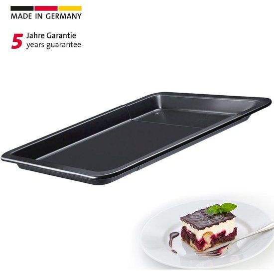 Westmark Bakplaat Back Meister -  uitschuifbaar 33 -53 cm - zwart