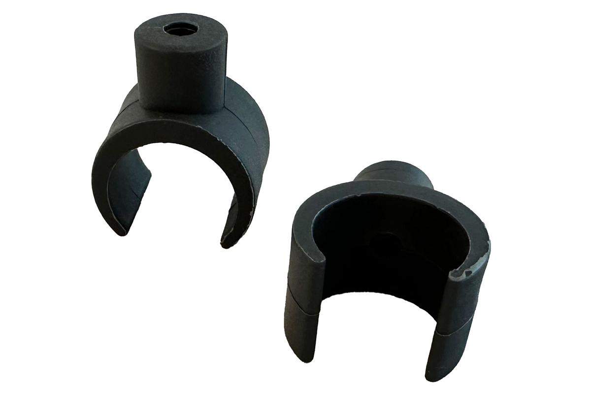 Mounting clips for footrest - 2 pieces - Isabella