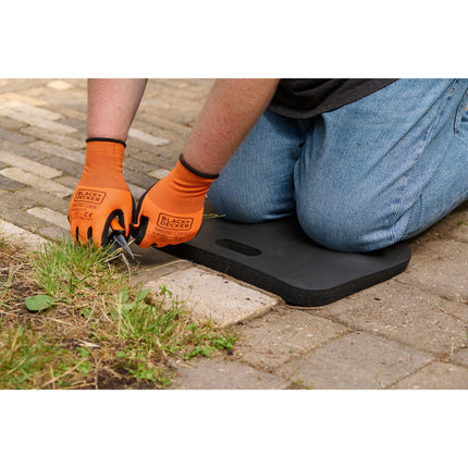 BLACK + DECKER Knielkussen 40x27cm Zwart - ideaal voor klusjes op de grond