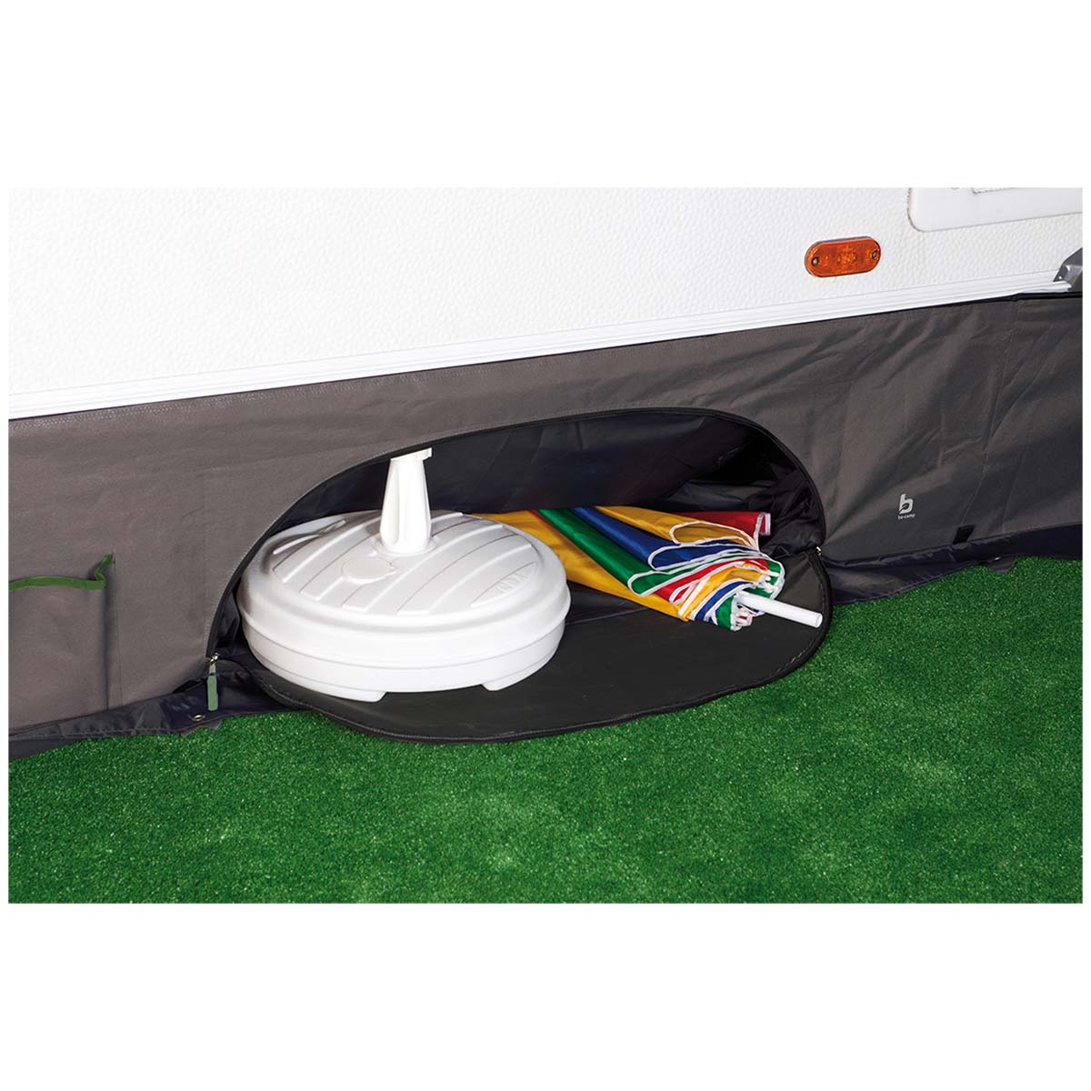Bo-Camp - Caravan travel strip Universal deluxe with storage compartment
