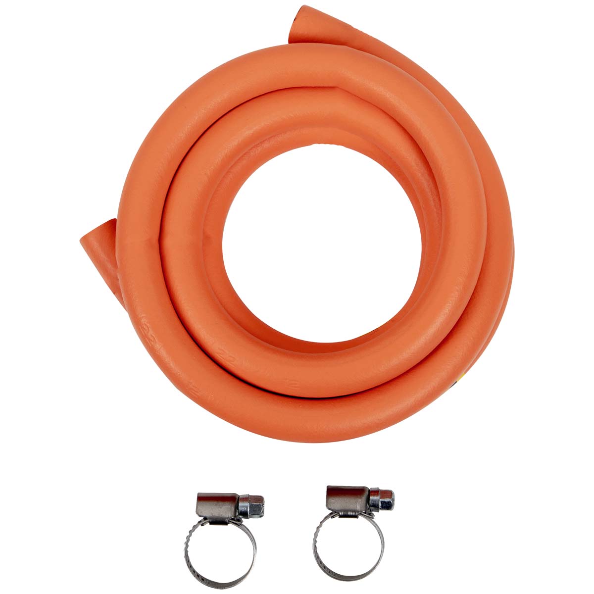 Bo-Camp - Gas hose with 2 hose clamps