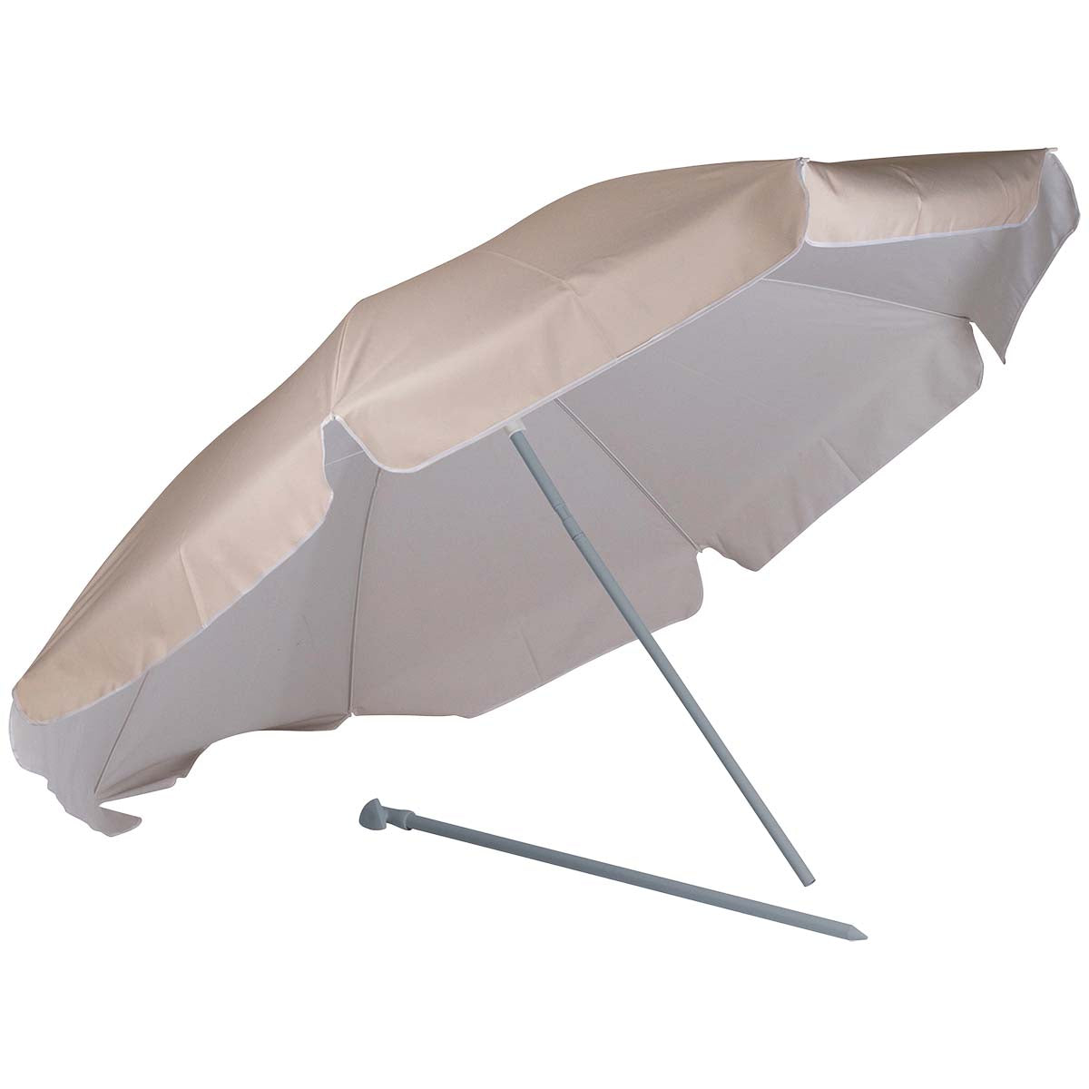 Bo-Camp - Parasol with folding arm Ø 200 cm