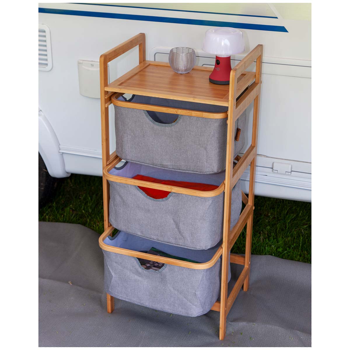 Bo-Camp - Urban Outdoor collection - Cabinet Selsdon - Extendable baskets