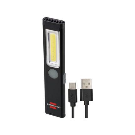Brennenstuhl USB-C rechargeable flashlight PL 200 AC – compact light for on the go