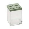 Modulaire opbergdozen BrickStore van Omada opbergdoos van 1 liter hoog groen