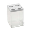 Modulaire opbergdozen BrickStore van Omada opbergdoos van 1 liter hoog wit