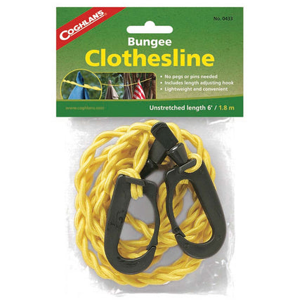 Coghlan's - Elastische knijperloze waslijn, 1,8 meter