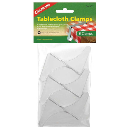 Coghlan's - Verende Tafelkleedklemmen, 6 stuks