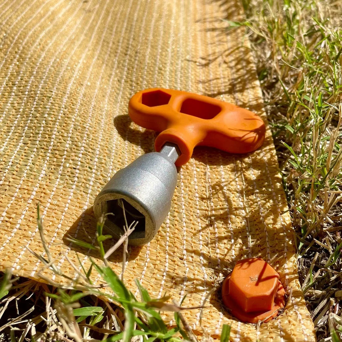 Aluminium-Kombiwerkzeug für Schraubheringe 17 mm – Peggy Peg