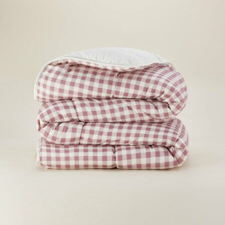 Comfort duvet set without cover - elegance and convenience for on the go - 1 and 2 person - Vichy