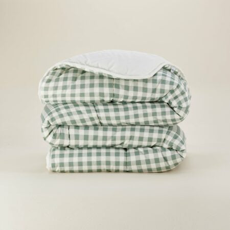 Comfort duvet set without cover - elegance and convenience for on the go - 1 and 2 person - Vichy