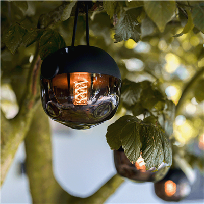 Cosifera black - rechargeable mood light with warm light - indoor and outdoor use