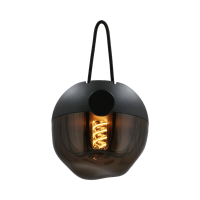 Cosifera black - rechargeable mood light with warm light - indoor and outdoor use