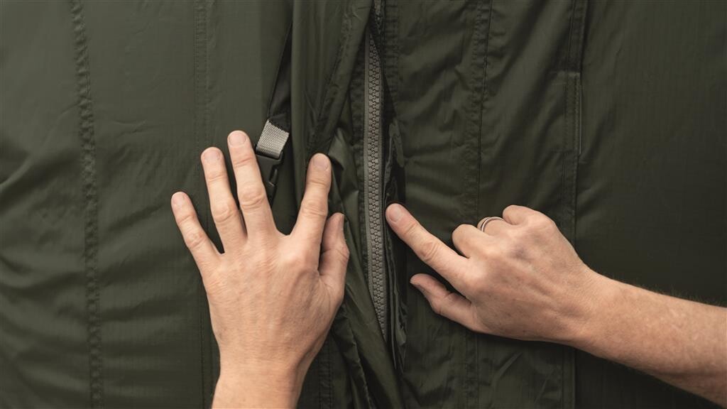 Outwell bus awning inflatable - drive away possible - Crossville 250SA - drive away inflatable awning - grey