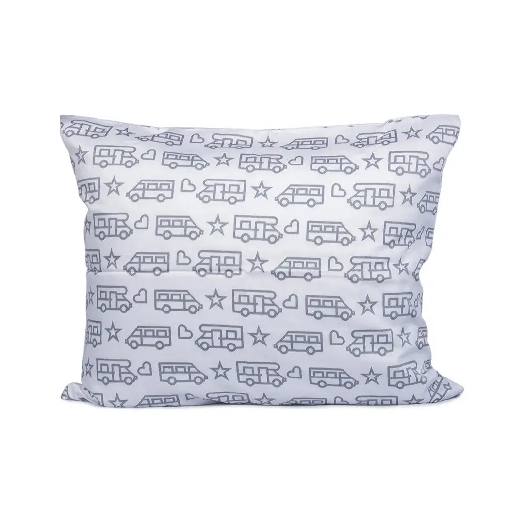 Duvet cover + pillowcase - camper or caravan print - single person - Pufz
