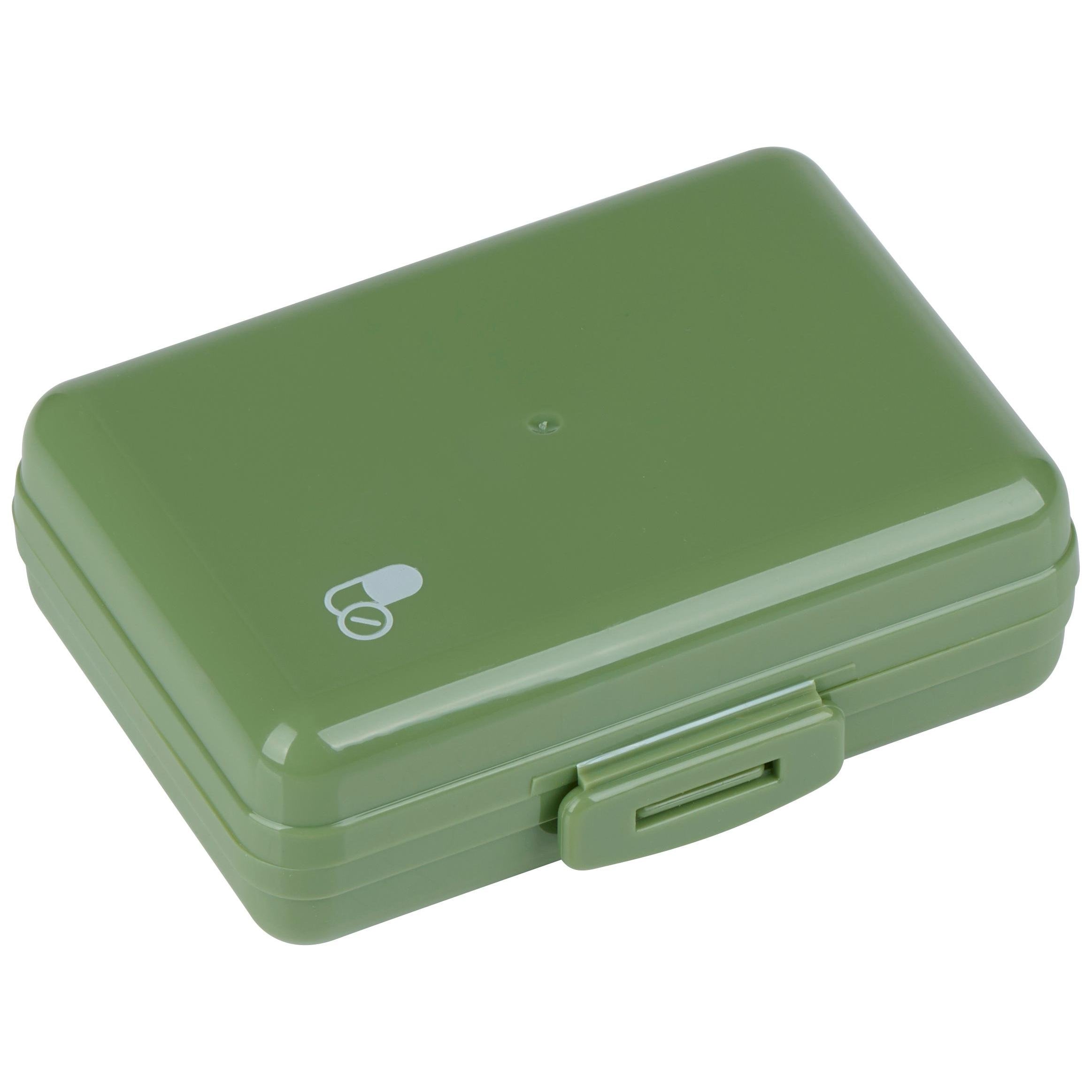 Comfort AID pill holder green - practical and compact for travelling and vacations