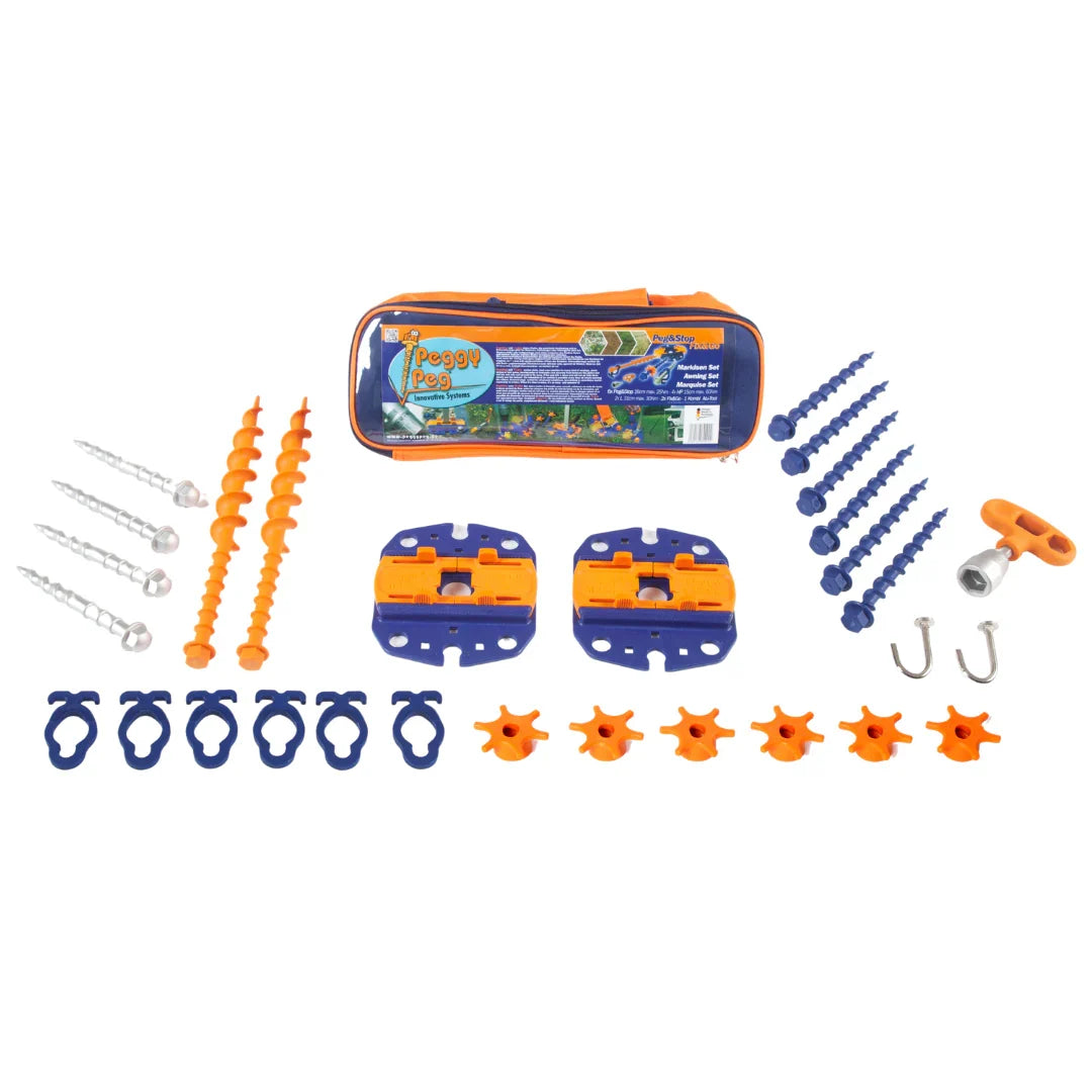 Fix&Go Peg&Stop Stormkit Awning Anchoring Set - Peggy Peg