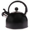 Whistling kettle 1.5L matte black - ViaMondo