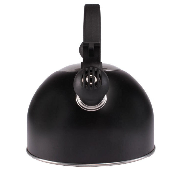 Whistling kettle 1.5L matte black - ViaMondo