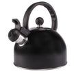 Whistling kettle 1.5L matte black - ViaMondo