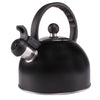Whistling kettle 1.5L matte black - ViaMondo