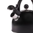 Whistling kettle 1.5L matte black - ViaMondo