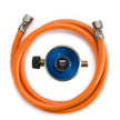 Gas pressure regulator kit Campingaz - 29 mbar - Campingaz X 1/4 inch left (150cm) - Gimeg
