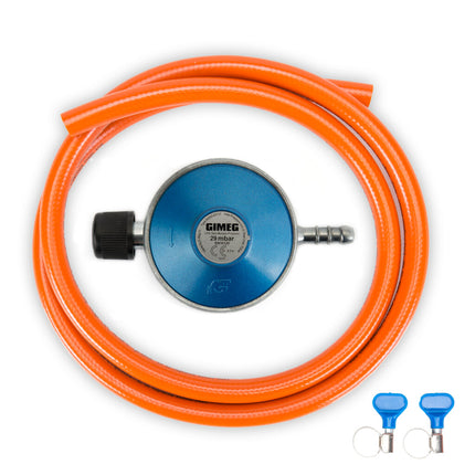 Gasdrukregelaarset Campingaz - 29 mbar - Campingaz X slang 150 cm - Gimeg