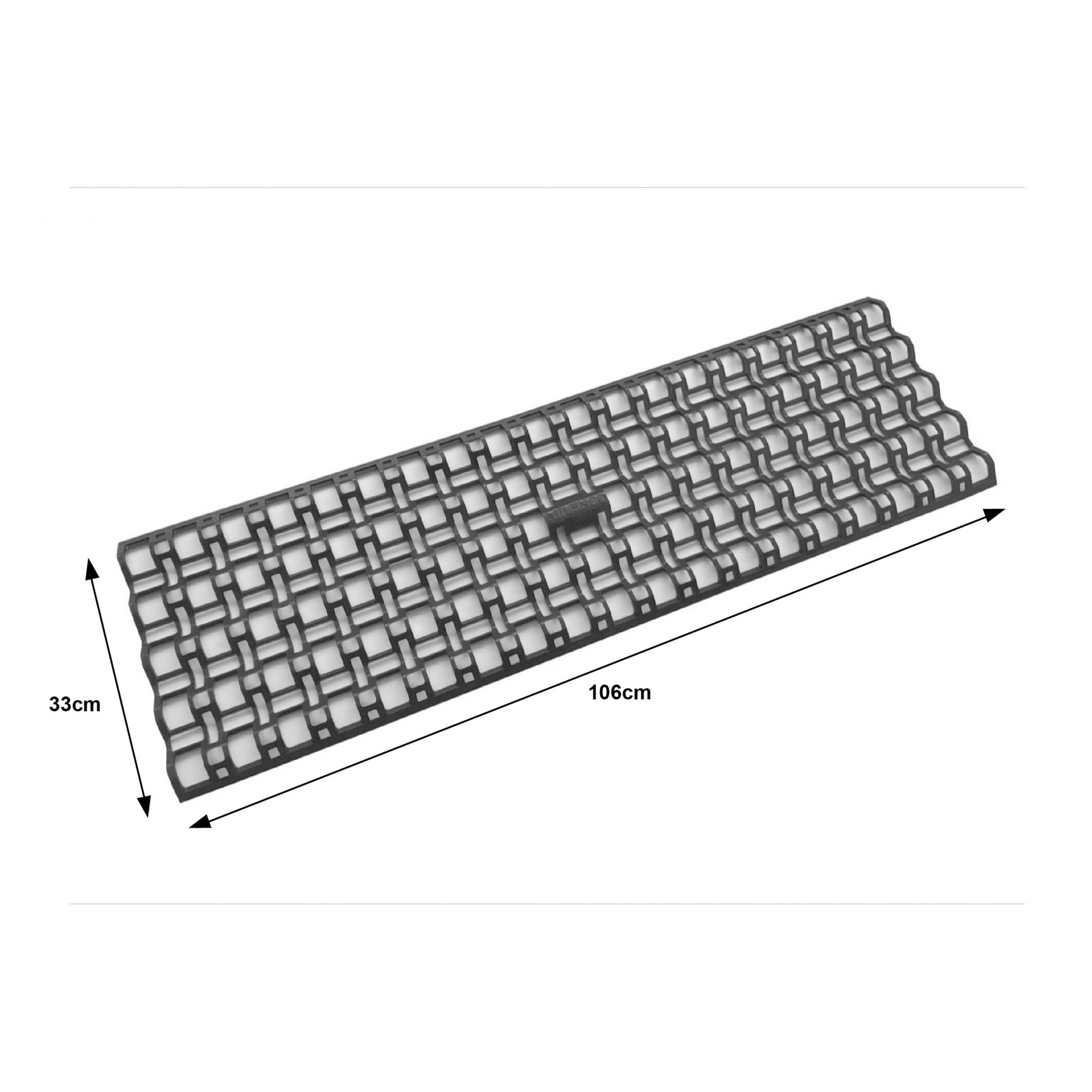 Giant Lattice grip mats with grid design for extra grip - 2 pieces - Milenco