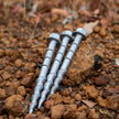 Piquets en aluminium ultra-résistants de 15 cm, lot de 4 - Peggy Peg