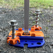 Peg&Stop Heavy Duty Edelstahl-Schraubhaken 20 cm, 4 Stück – Peggy Peg