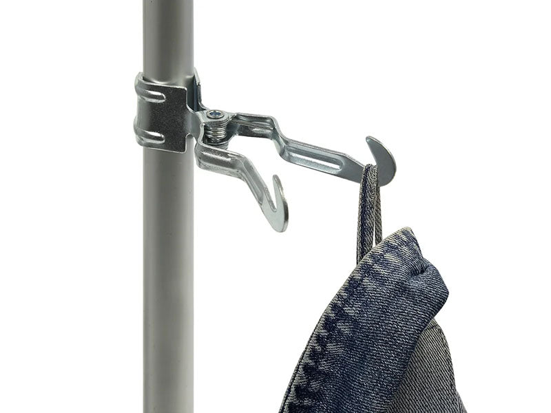 Kleerhaken met stokklem - 2 stuks - Campking