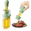 Oil Bottle with Silicone Brush - Perfect for BBQ & Outdoor Cooking while Camping