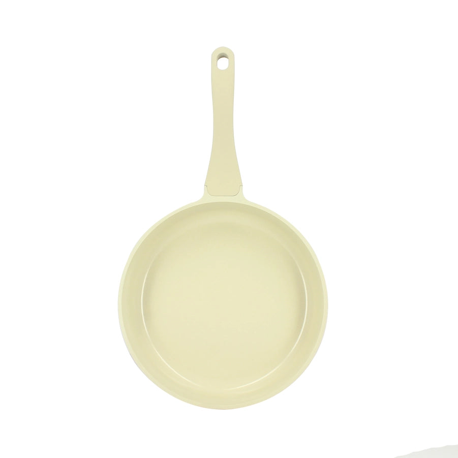 Menastyl - pan 28 cm in recycled aluminum - 1 piece - beige