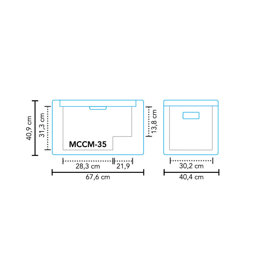 Mestic MCCM-35 AC/DC – powerful cooling and freezing, wherever your adventure takes you