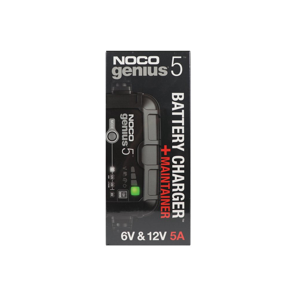 NOCO Genius 5EU 5A battery charger – powerful charging and maintenance of motorhome and car batteries