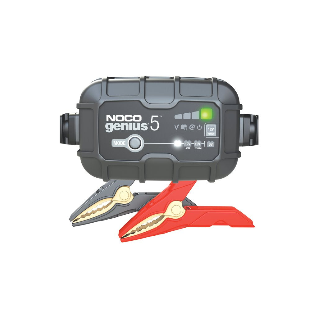 NOCO Genius 5EU 5A battery charger – powerful charging and maintenance of motorhome and car batteries
