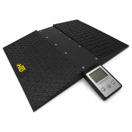 HTD ramp for RV or trailer scale—quick and stable weighing